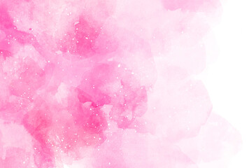 背景素材_水彩テクスチャ_ピンク