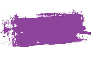 Pinselbanner in lila violett: Unordentliche Farbstreifen