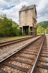 The Ghost Town of Thurmond in the New River Gorge National Park, West Virginia, USA