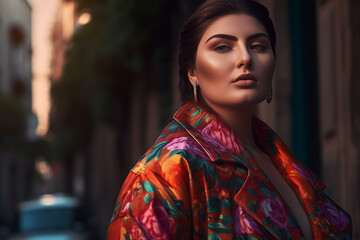 Obraz premium woman in traditional costume