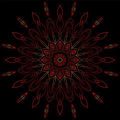 mandala art for template background