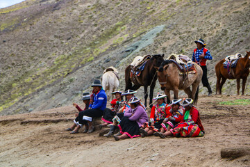 horse riding in the desert