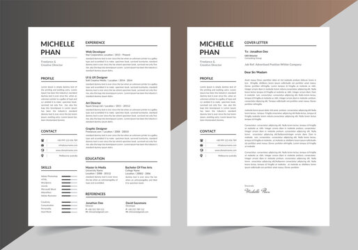 Modern Clean Resume Cv Template