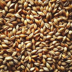 texture made out of barley groats  - obrazy, fototapety, plakaty