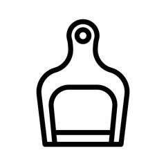 dustpan line icon illustration vector graphic