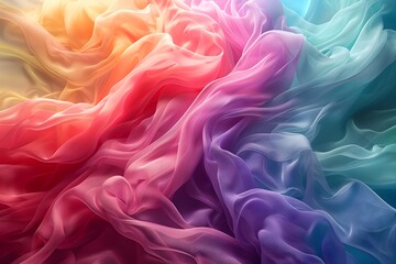 Fluid Rainbow Spectrum:Inspiring Images Featuring a Spectrum of Colors in Fluid Motion