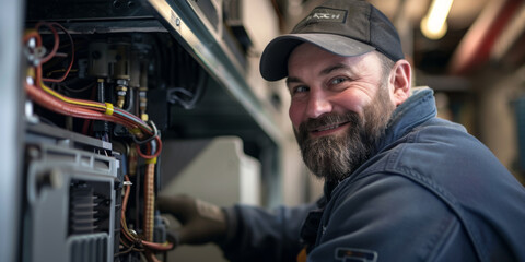 Professional portrait - Heating, Ventilation, and Air Conditioning Technician 