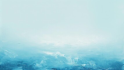 Fototapeta premium 水色の油絵背景_2