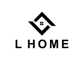 letter l home logo, design, Vector, illustration, creative icon, template