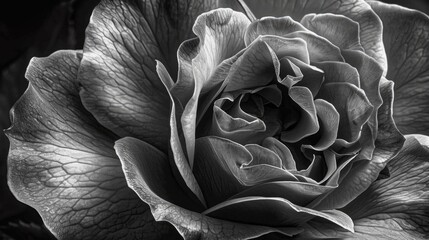 Intense Shadowy Close Up of a Rose
