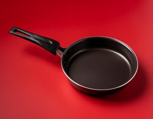 pan on red background