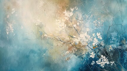 Abstract nature art background Where surreal textures and dreamy landscapes A world of endless possibilities and creative inspiration.