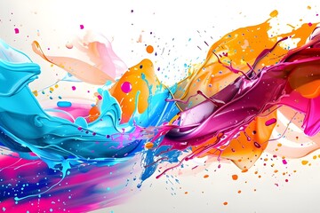 abstract splashes background