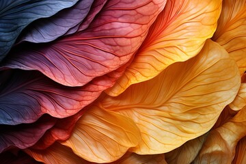 Autumn Leaf Gradient Colors: Nature's Artwork