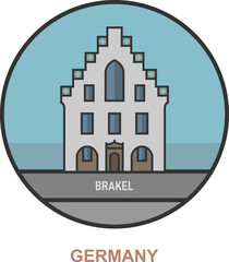 Brakel. Cities and towns in Germany