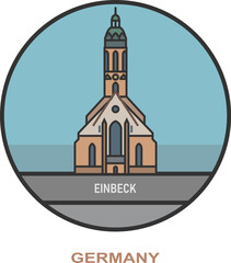 Einbeck. Cities and towns in Germany