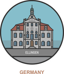 Ellingen. Cities and towns in Germany