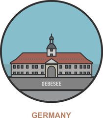 Gebesee. Cities and towns in Germany