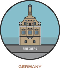 Friedberg. Cities and towns in Germany