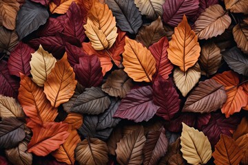 Aurum Blaze: Autumn Leaf Gradient Colors & Woodland Foliage Textures