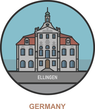 Ellingen. Cities and towns in Germany