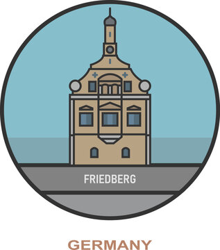 Friedberg. Cities and towns in Germany