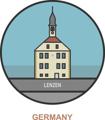 Lenzen. Cities and towns in Germany