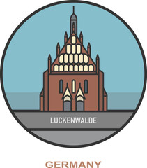 Luckenwalde. Cities and towns in Germany