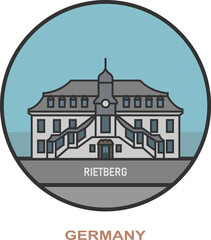 Rietberg. Cities and towns in Germany