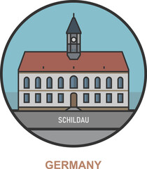 Schildau. Cities and towns in Germany
