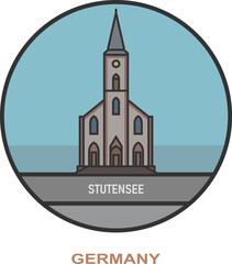 Stutensee. Cities and towns in Germany