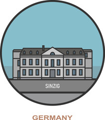 Sinzig. Cities and towns in Germany