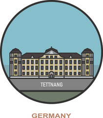 Tettnang. Cities and towns in Germany