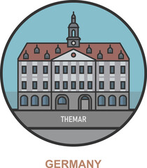 Themar. Cities and towns in Germany