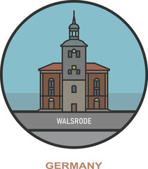 Walsrode. Cities and towns in Germany