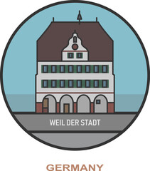 Weil Der Stadt. Cities and towns in Germany