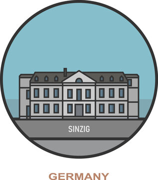 Sinzig. Cities and towns in Germany