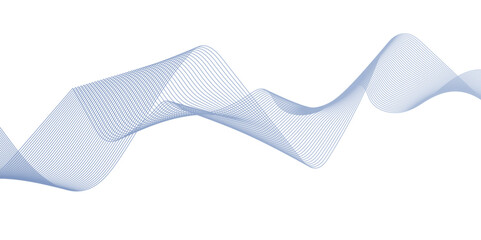 Abstract blend wave lines and technology background. Background lines wave abstract stripe design. White background, mesh abstract, vector gradient line soft blend.	
