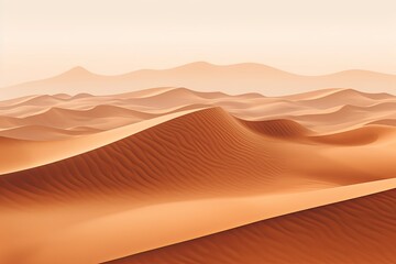 Fototapeta na wymiar Desert Mirage Gradients - Ethereal Sand Dune Transitions