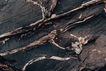 Marble rock texture. Dark and white colors