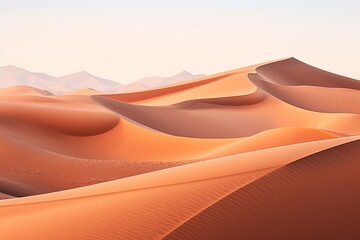 Desert Sand Dune Gradients: Vast Vistas of the Desert