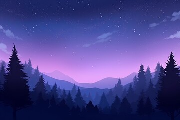 Dusk Twilight Gradient: Night Sky Shades