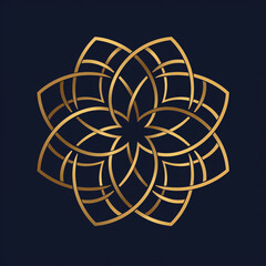 Naklejka premium The mandala. An ethnic decorative element. A hand-drawn background. Islamic, Arab, Indian, Ottoman motifs. AI.