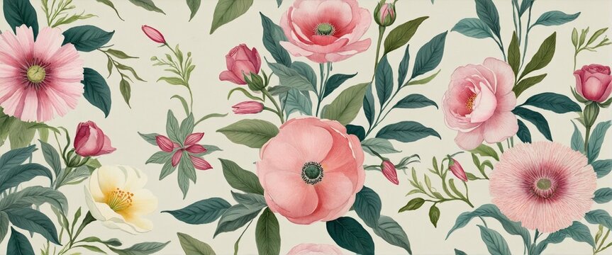 Romantic Watercolor Floral Designs