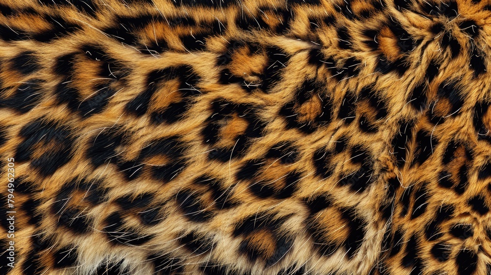 Canvas Prints leopard fur texture for textile design and more