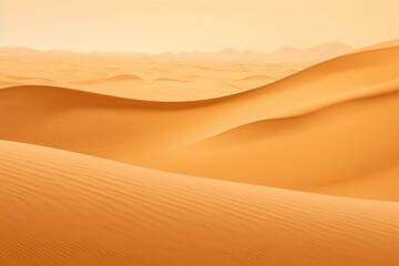 Fototapeta na wymiar Golden Desert Sands: Earthy Gradient Mirage captured beautifully.