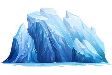 Icy Glacier Gradient Effects - Cool Frosty Designs Showcase