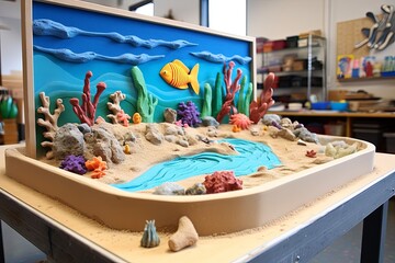 Interactive Kinetic Sand Displays and Animated Games