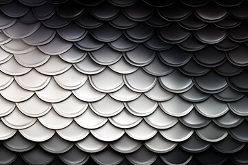 Monochrome Shadow Gradient Scales: Artistic Black White Gradients Spectrum