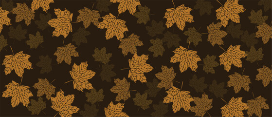 background of dry leaves in the lake, natural and aesthetic design, vector Eps 10.